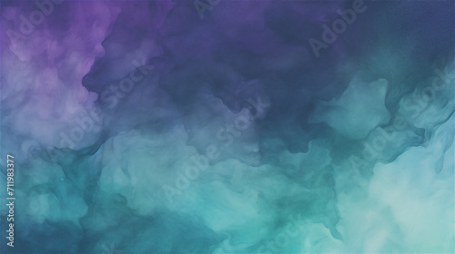 Ocean's Embrace: Blue and green marbled gradient background 
