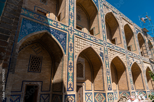 Awesome details of the Po-i-Kalan complex in Bukhara, Uzbekistan.
