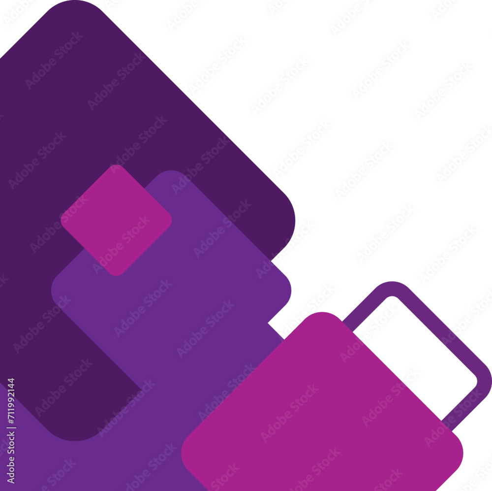 Corner geometric shape vector element Corner geometric shape vector element