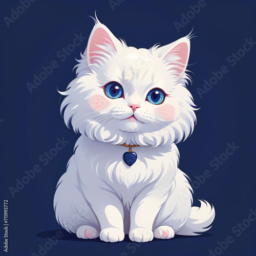 white angora cat #7