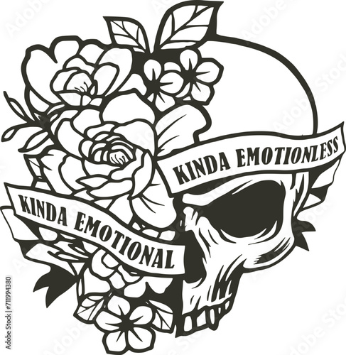 Kinda emotional kinda emotionless svg