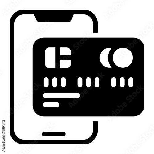 Payment credit card icon