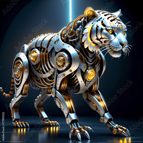 mecanical tiger © artmozai