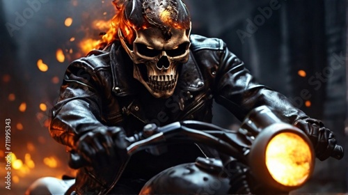 skull war in hell world, darkness in world division. fire up and drive