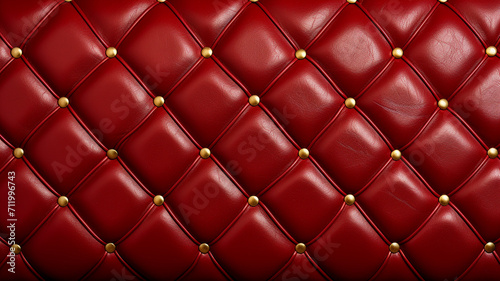 red diamond pattern embossed leather pattern with gold diamond detail, puffy foam leather for purse.