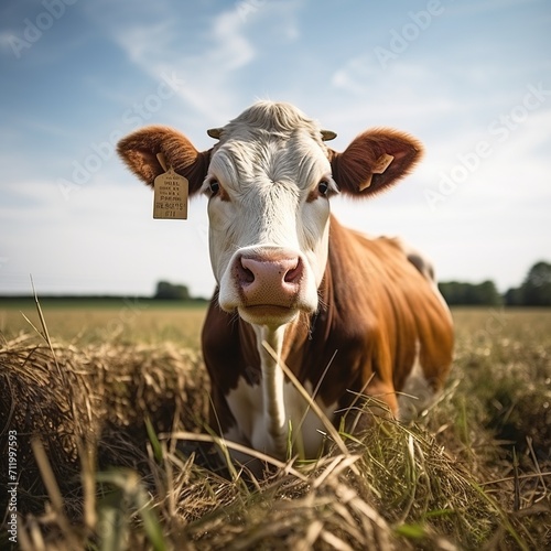 Holstein cow close up