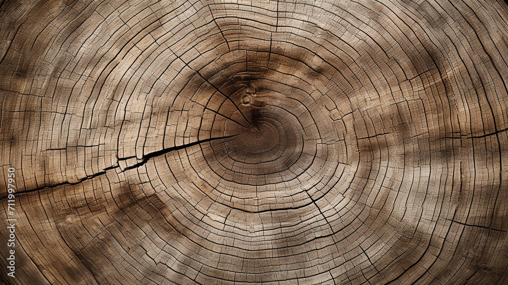 section of the tree trunk with annual rings. - Slice wood. section of the tree trunk with annual rings. - Slice wood.