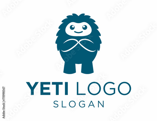 Logo design about Yeti on a white background. made using the CorelDraw application.