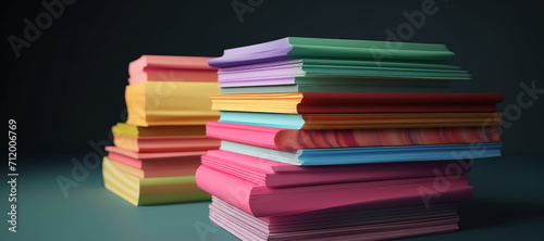 Wallpaper Mural colorful pile scraps of paper 2 Torontodigital.ca