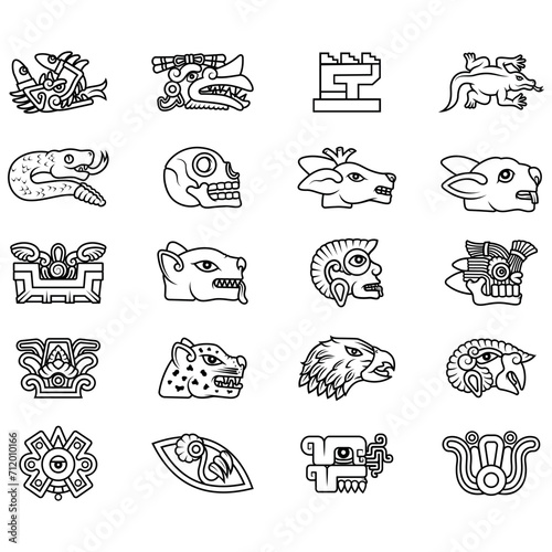 Symbolism of the ancient Aztec Civilization