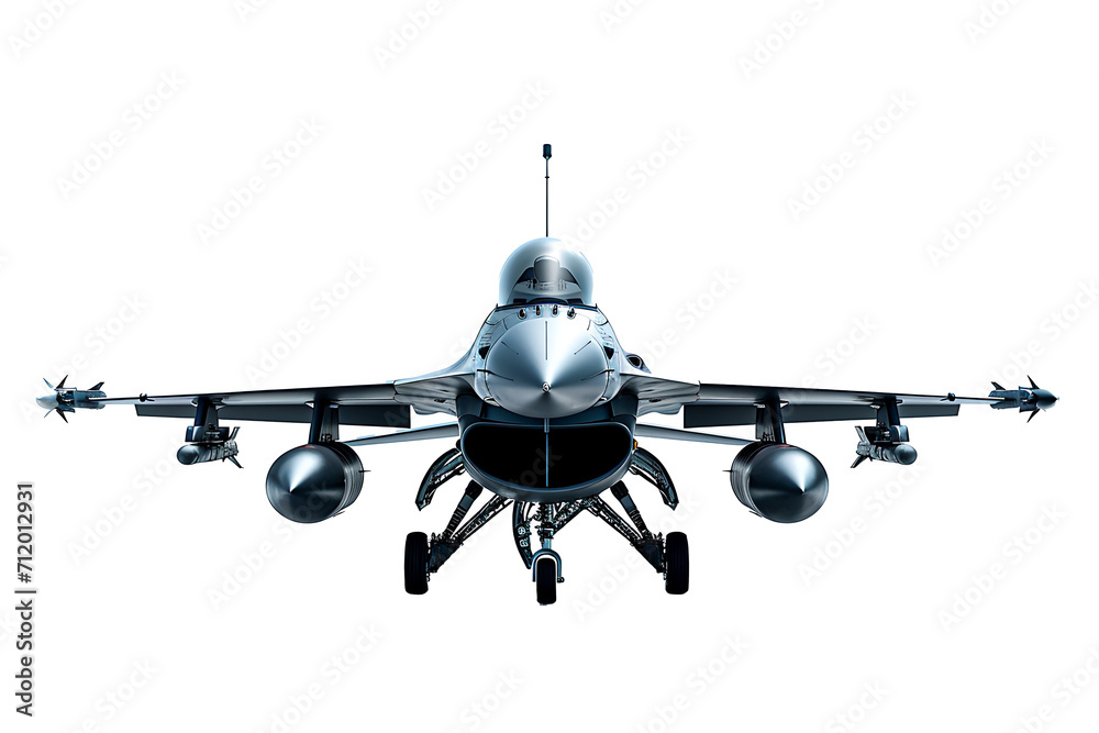 Fototapeta premium Aerial Combat Mastery Fighter Plane Military Excellence in Modern Warfare, Generative Ai