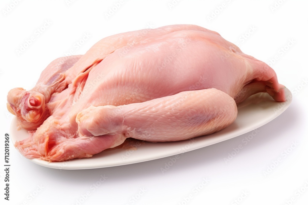 raw whole chicken isolated on white raw whole chicken isolated on white