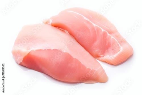 raw chicken breast isolated on white