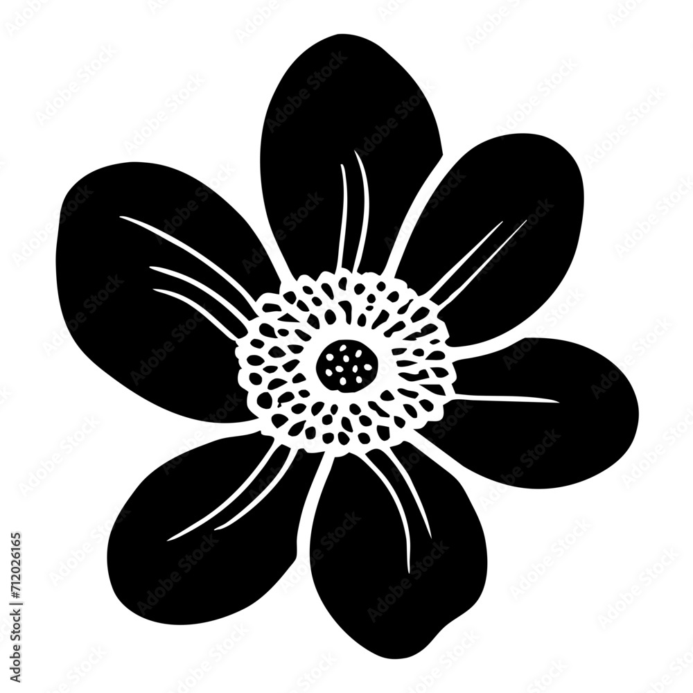 Hand drawn floral silhouette element, design for invitation, greeting card, quote, blog, poster. Vector illustration. Hand drawn floral silhouette element, design for invitation, greeting card, quote, blog, poster. Vector illustration.
