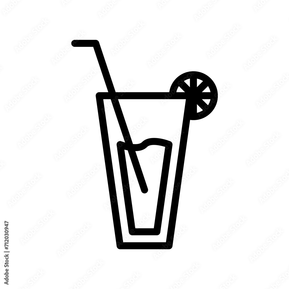 orange drink icon vector or logo illustration style orange drink icon vector or logo illustration style