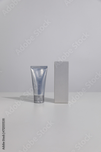 unmarked brand tube product on white background