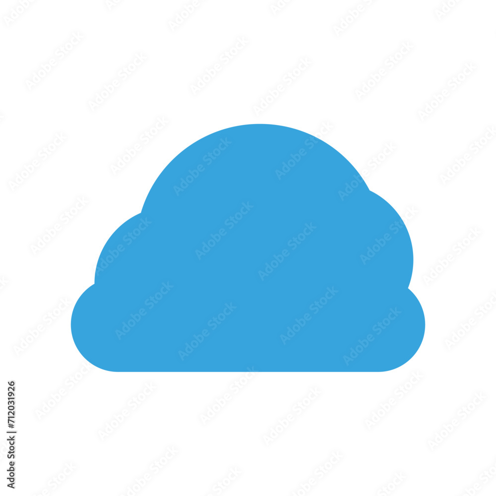 Cloud icon vector or logo illustration style Cloud icon vector or logo illustration style