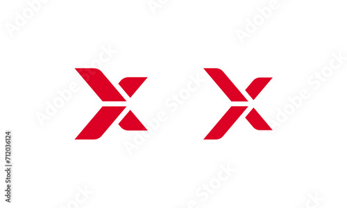 Letter X logo design