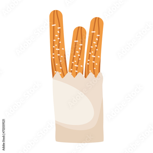 Homemade Deep Fried Churros illustration