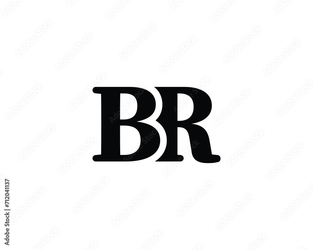 BR LOGO DESIGN VECTOR TEMPLATE BR LOGO DESIGN VECTOR TEMPLATE