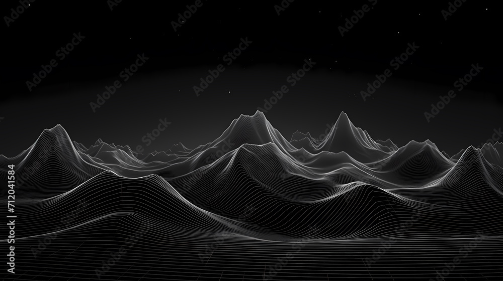 Abstract line art background, technological background Abstract line art background, technological background