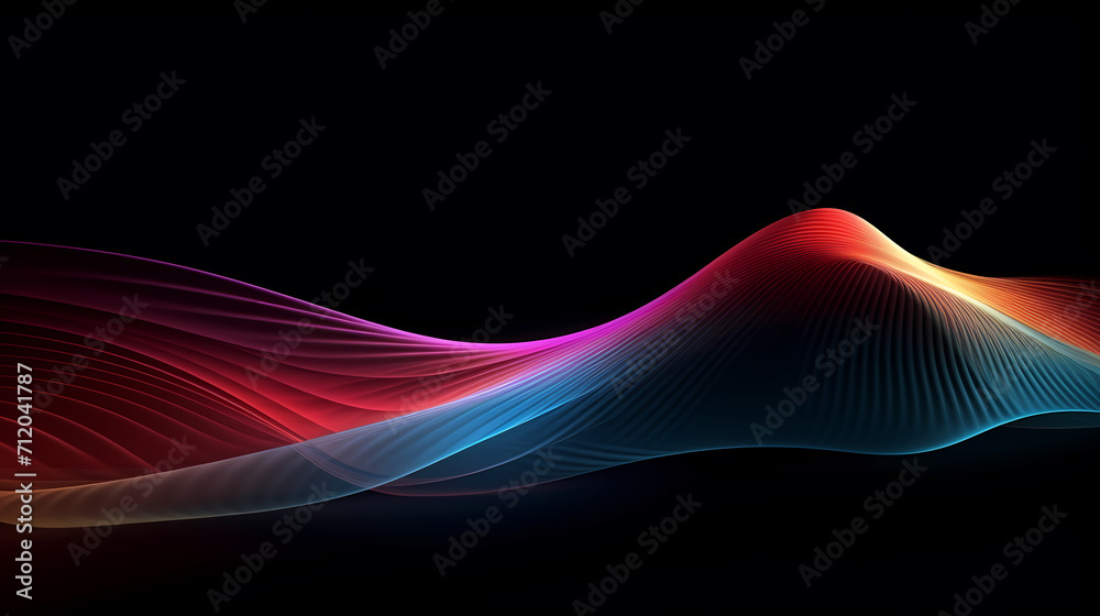 Abstract line art background, technological background Abstract line art background, technological background