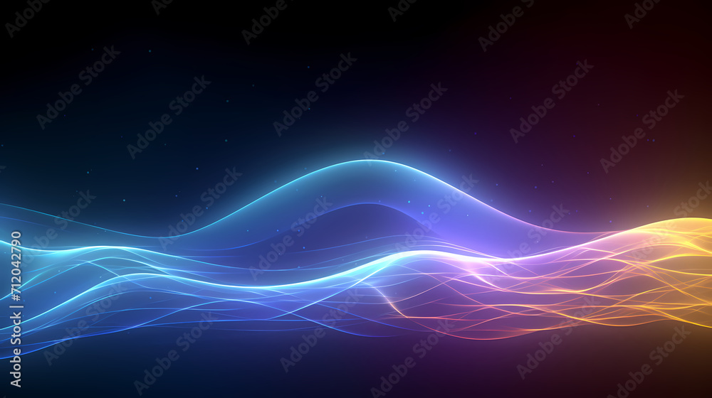 Modern digital abstract 3D background, abstract lines background