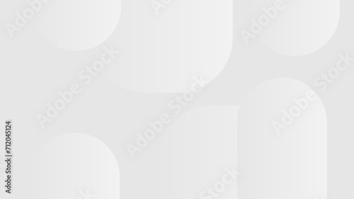 Minimalist elegant background in gray and white. Vector illustration with simple gradient. clear background with abstract pattern of bubbles or circles. Suitable for web, technology design, posters.