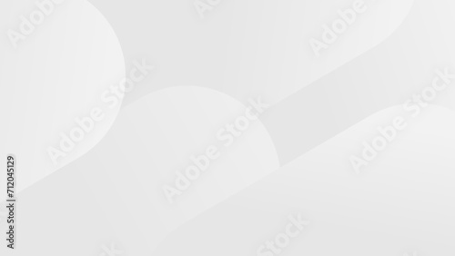 Minimalist elegant background in gray and white. Vector illustration with simple gradient. clear background with abstract pattern of bubbles or circles. Suitable for web, technology design, posters.