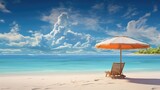 sun tropical summer background illustration sand ocean, paradise vacation, surf coconut sun tropical summer background