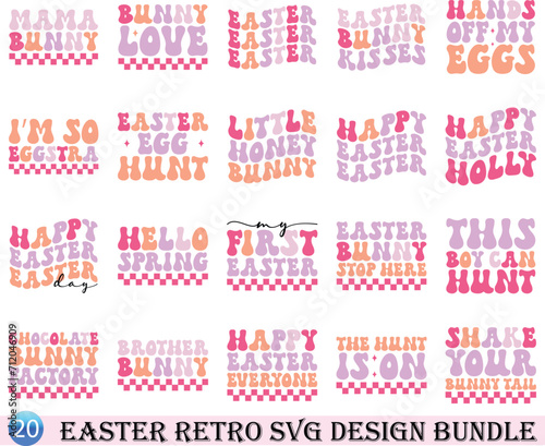 Retro Easter SVG Design Bundle, Retro Easter SVG Design Bundle file