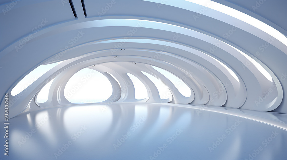 Obraz premium abstract modern architecture background empty open space