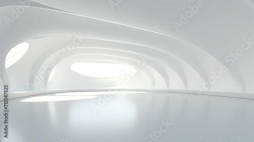 abstract modern architecture background empty white space