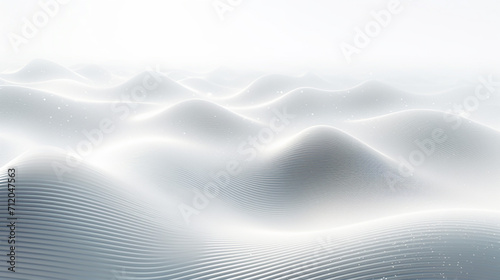 abstract white futuristic background. big data visual