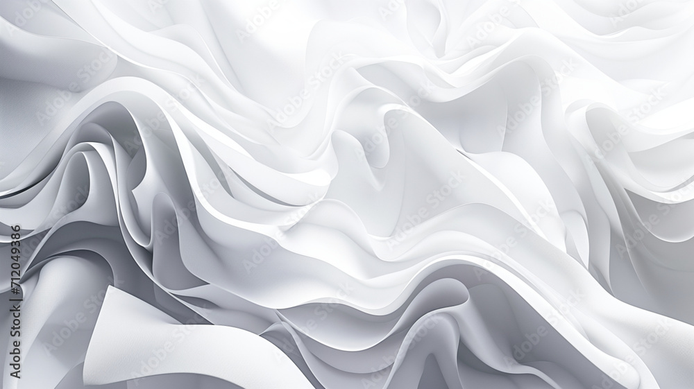 Obraz premium white silk fabric