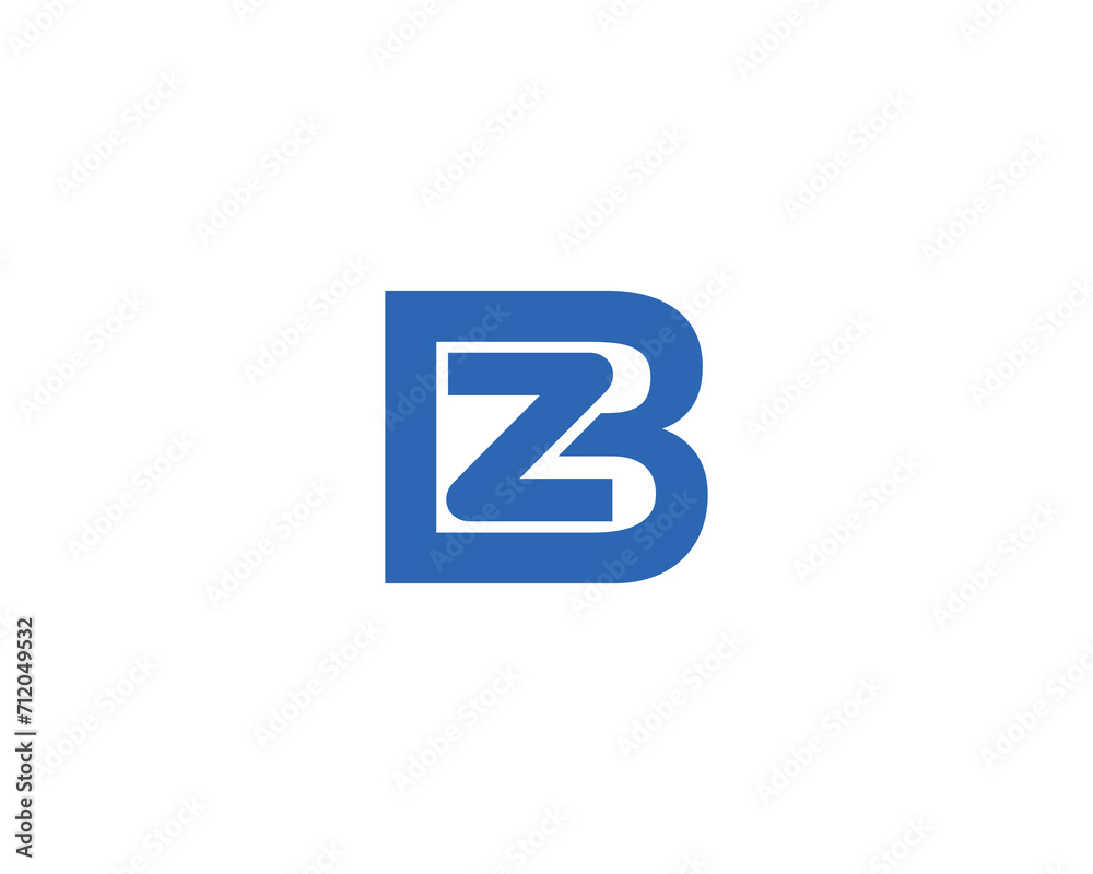 BZ ZB LOGO DESIGN VECTOR TEMPLATE BZ ZB LOGO DESIGN VECTOR TEMPLATE