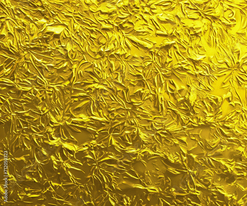 Gold foil leaf texture, glass effect background