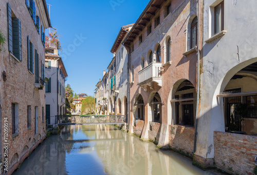 Treviso - The old town with the canal.
