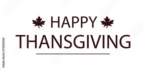 Happy Thanksgiving usa Text illustration Design