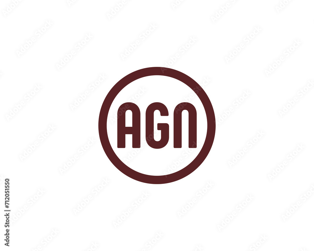 AGN LOGO DESIGN VECTOR TEMPLATE AGN LOGO DESIGN VECTOR TEMPLATE