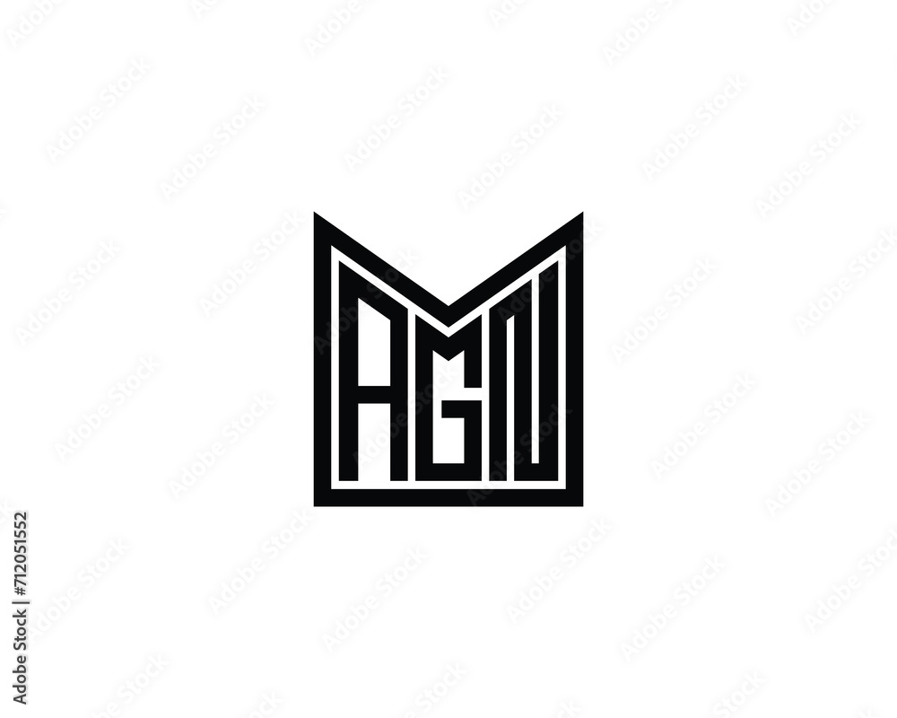 AGN LOGO DESIGN VECTOR TEMPLATE AGN LOGO DESIGN VECTOR TEMPLATE
