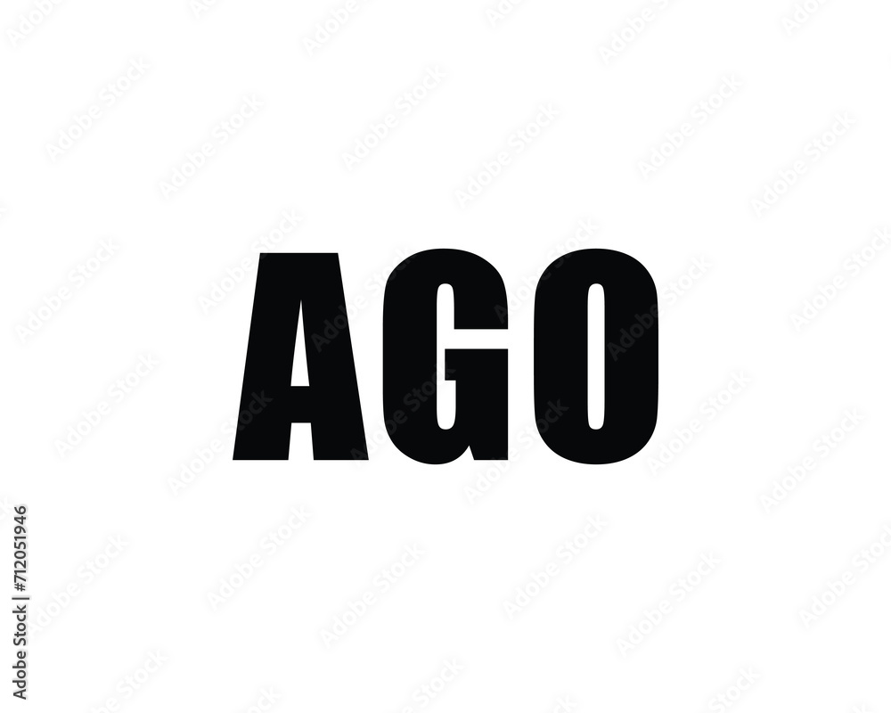 AGO LOGO DESIGN VECTOR TEMPLATE