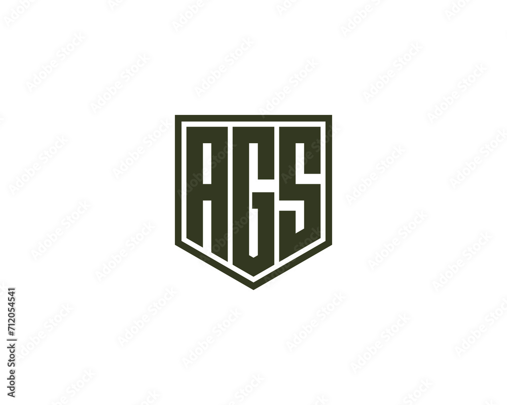 AGS LOGO DESIGN VECTOR TEMPLATE