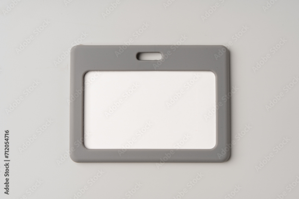 Blank bagde on white background copy space Blank bagde on white background copy space