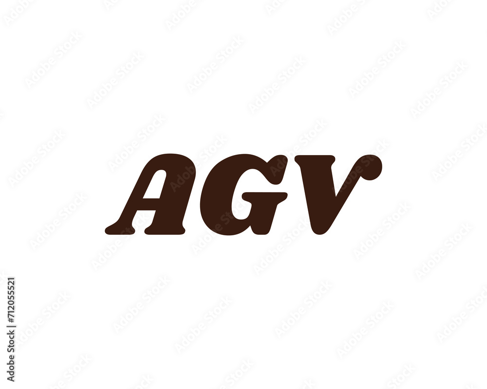 AGV LOGO DESIGN VECTOR TEMPLATE AGV LOGO DESIGN VECTOR TEMPLATE
