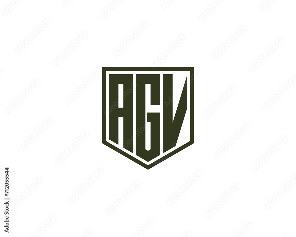 AGV LOGO DESIGN VECTOR TEMPLATE