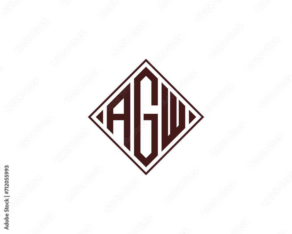 AGW LOGO DESIGN VECTOR TEMPLATE AGW LOGO DESIGN VECTOR TEMPLATE