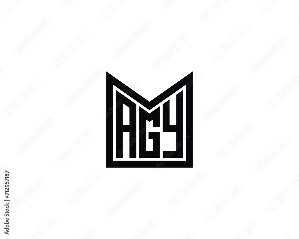 AGY LOGO DESIGN VECTOR TEMPLATE AGY LOGO DESIGN VECTOR TEMPLATE