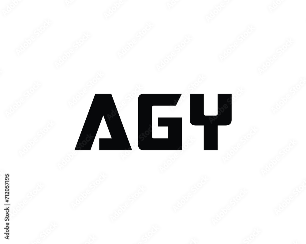 AGY LOGO DESIGN VECTOR TEMPLATE AGY LOGO DESIGN VECTOR TEMPLATE