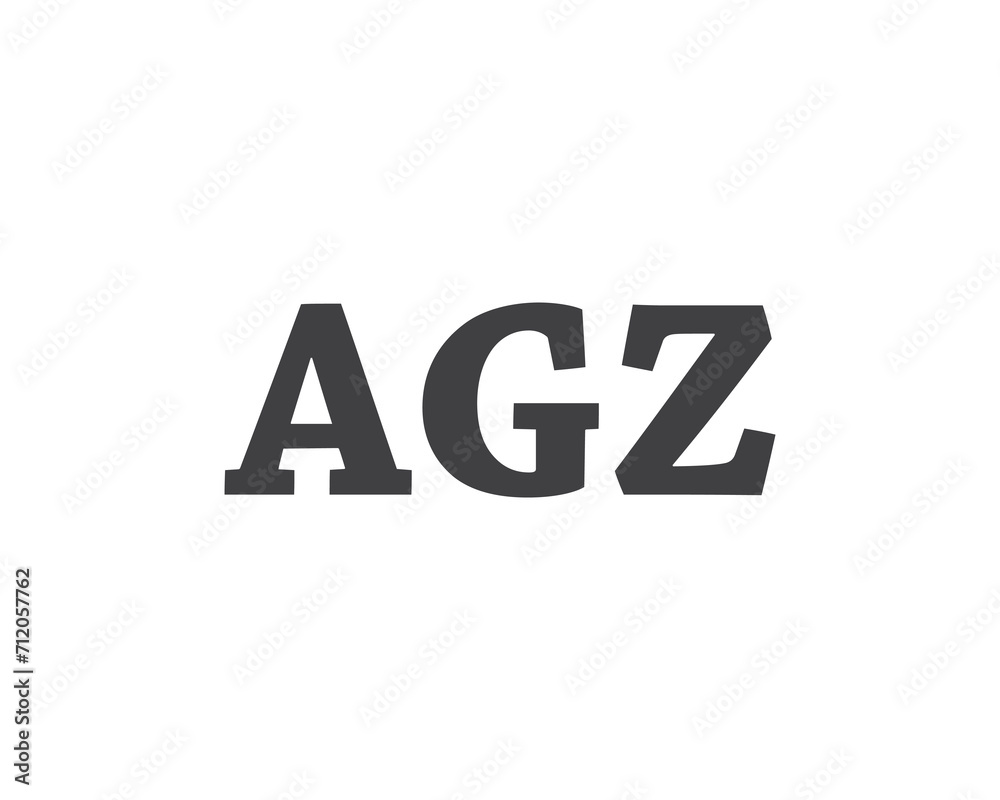 AGZ LOGO DESIGN VECTOR TEMPLATE